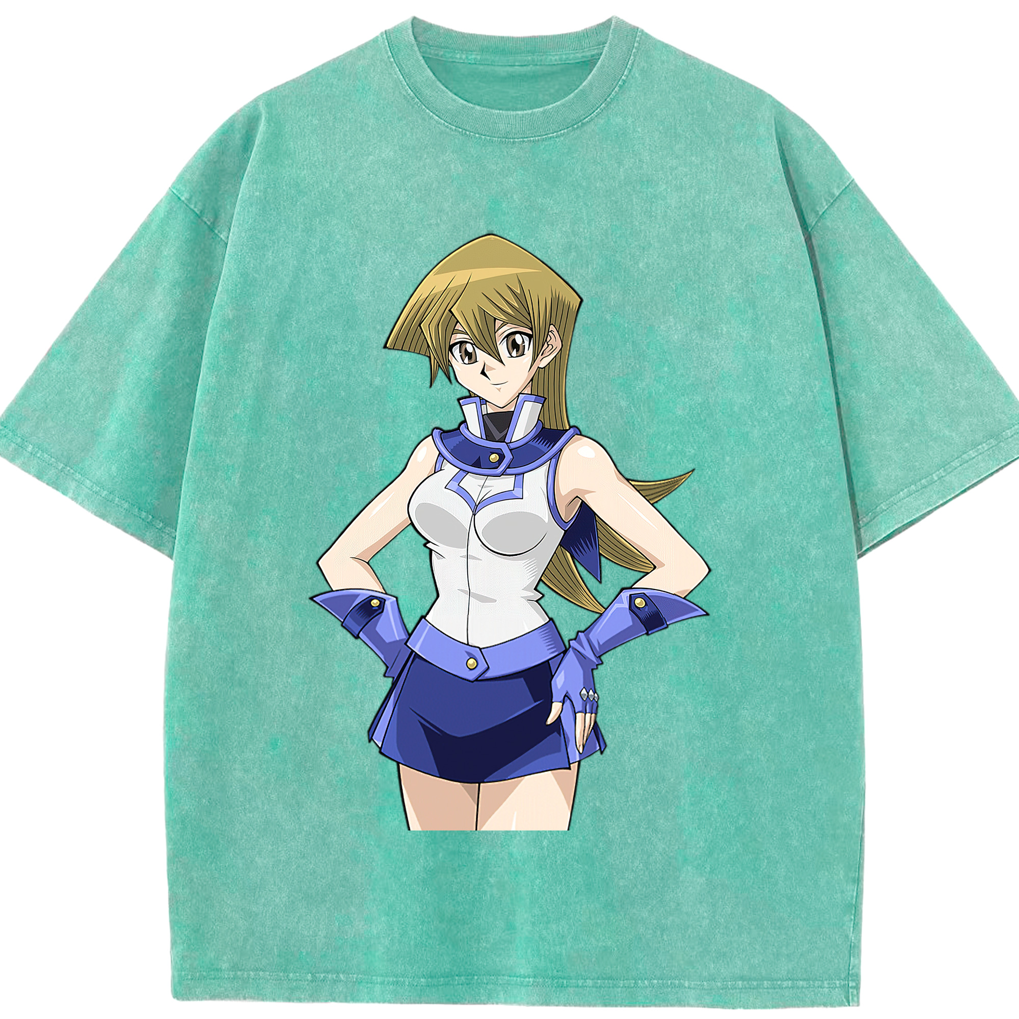 （画像用） 遊☆戯☆王 Yu-Gi-Oh! 綿100% ヴィンテージ風 半袖Tシャツ（フロントプリント）